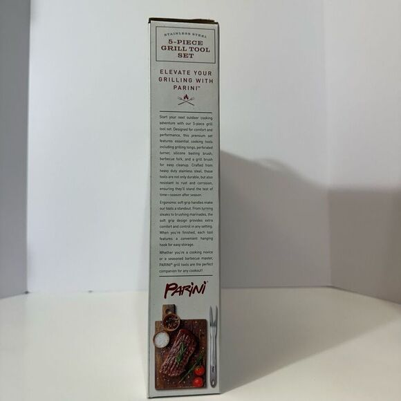 Parini 5-Piece Grill Tool Set - Picture 4 of 14